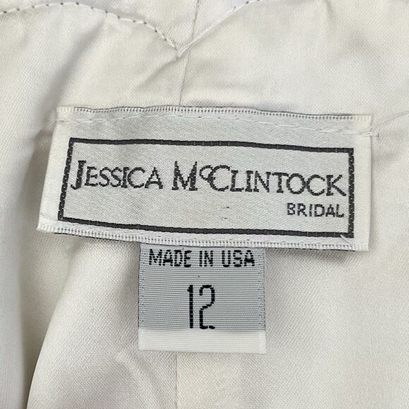 Jessica McClintock Vintage 80s Maxi Dress 12 Lace Black White Pencil Elegant USA - Picture 10 of 15